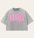 Mama tshirt acid Washed Oversized Crop T-Shirts girl mother shirt cute mom shirt women top gift for her vintage mothers day gift motherhood
