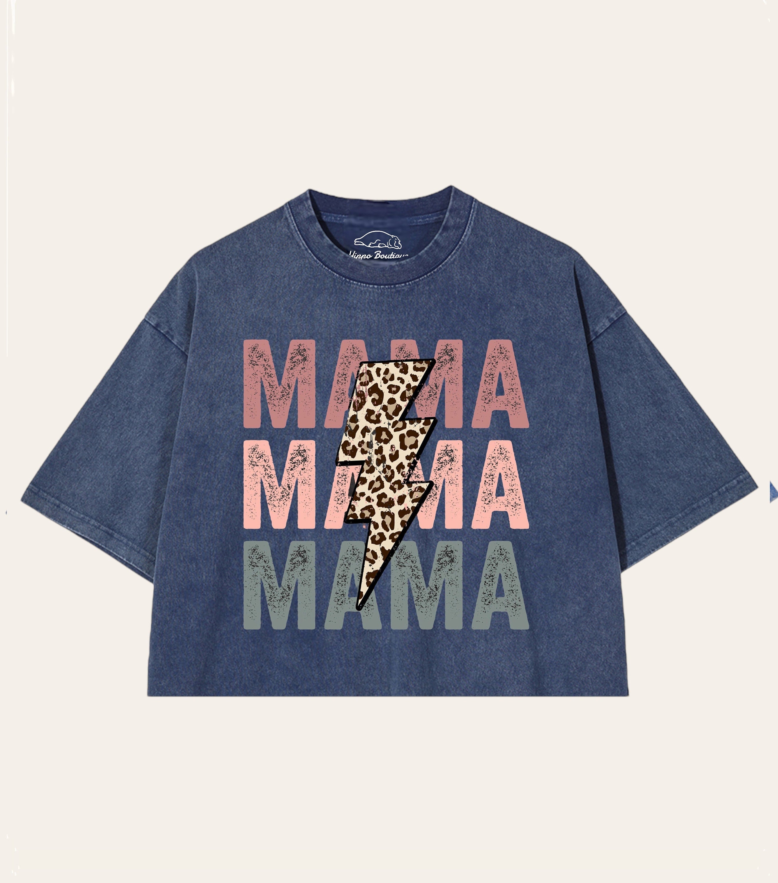 Retro Mama tshirt Washed Oversized Crop T Shirts girl mother shirt cute mom shirt women top gift for her vintage mothers day gift motherhood