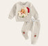 Vintage christmas Baby Outfit set sweatshirt and pants baby clothes soft Santa baby girl boy / baby shower baby gift toddler clothes sweater