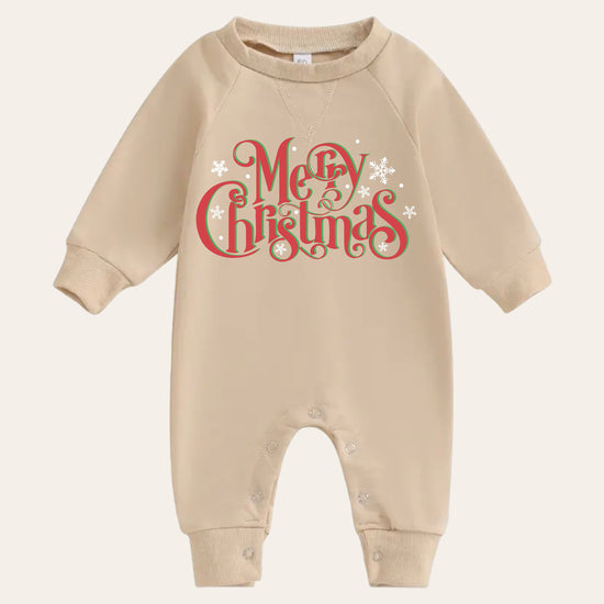 Funny Baby Merry Christmas Sweatshirt Romper bodysuit baby clothes baby sweatshirt baby onesie baby boy girl romper Christmas newborn joke