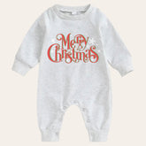 Funny Baby Merry Christmas Sweatshirt Romper bodysuit baby clothes baby sweatshirt baby onesie baby boy girl romper Christmas newborn joke
