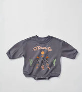 Howdy Baby western Sweatshirt ROMPER bodysuit baby clothes sweatshirt/crewneck /newborn/baby girl/infant/bubble onesie baby boy baby gift
