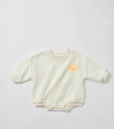 Retro Baby & kids sun Sweatshirt ROMPER bodysuit, baby cotton clothes, crewneck, toddler, newborn, baby girl, bubble onesie, baby boy gift