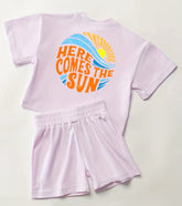 Sun Baby toddler 100% cotton outfit, baby Clothing set, shirt, shorts, baby girl , baby clothes, baby shower, gift, baby boy, retro kids