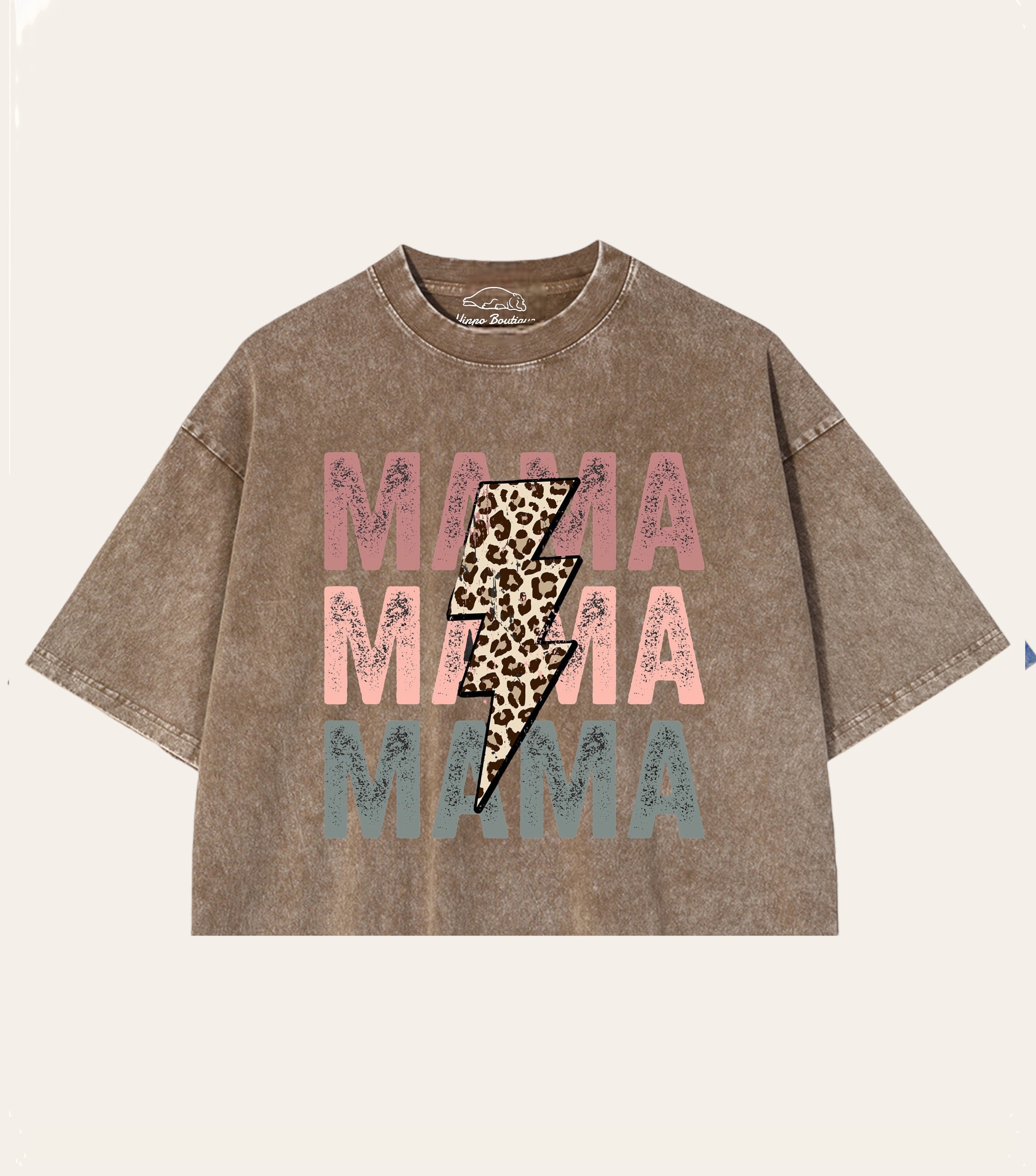 Retro Mama tshirt Washed Oversized Crop T-Shirts girl mother shirt cute mom  shirt women top gift for her vintage mothers day gift motherhood