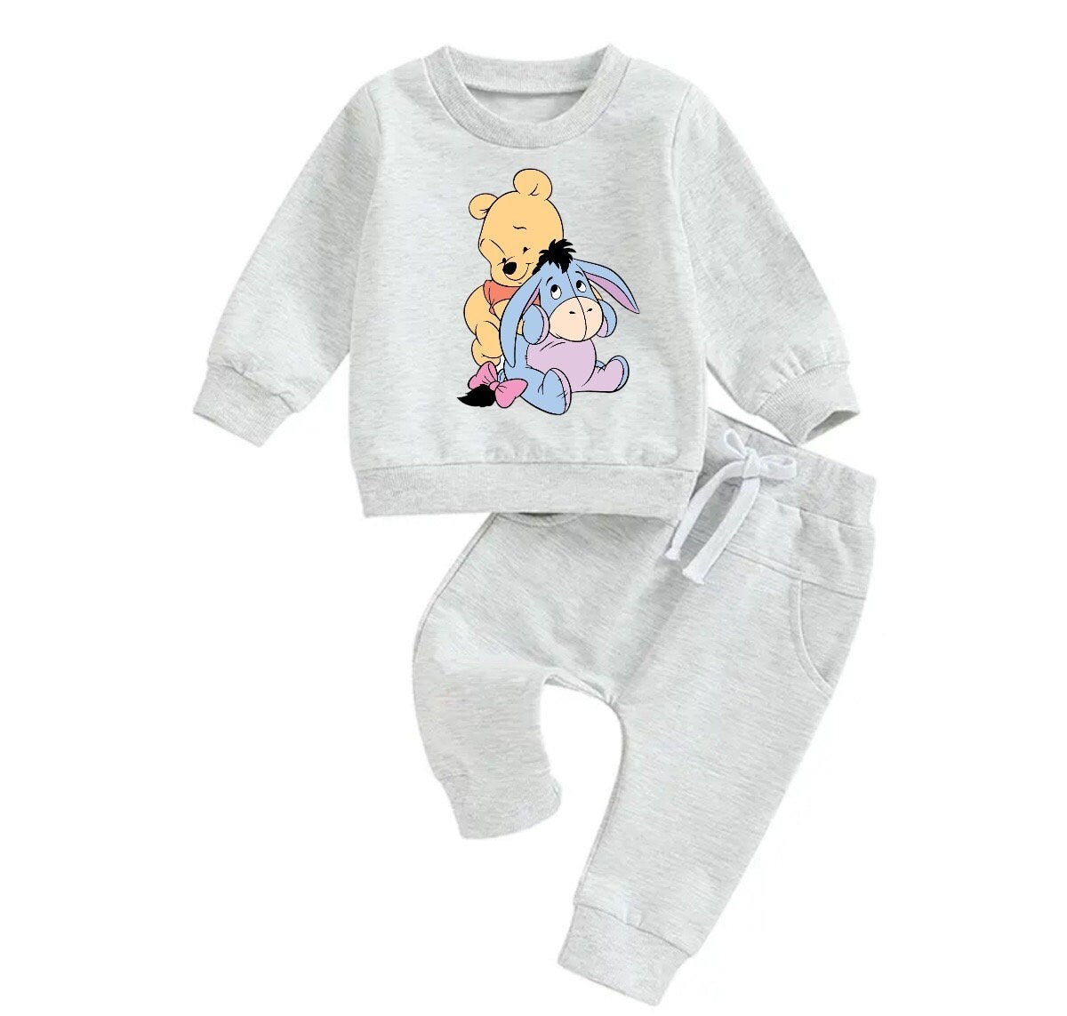 Pooh Baby Outfit set sweatshirt and pants / baby clothes / soft / cute / baby girl boy / baby shower / baby gift \ eyeore / sweater