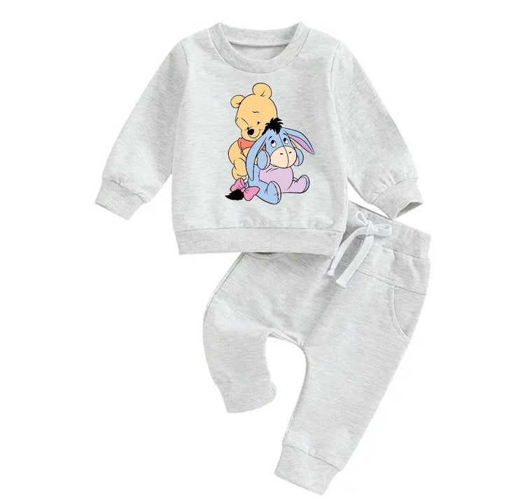 Pooh Baby Outfit set sweatshirt and pants / baby clothes / soft / cute / baby girl boy / baby shower / baby gift \ eyeore / sweater