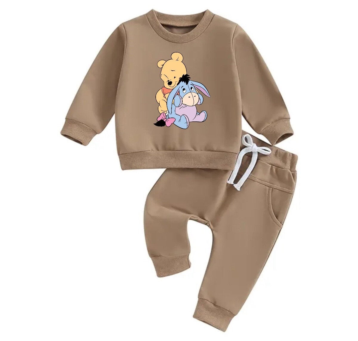 Pooh Baby Outfit set sweatshirt and pants / baby clothes / soft / cute / baby girl boy / baby shower / baby gift \ eyeore / sweater