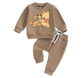 Pooh tigger Baby Outfit set sweatshirt and pants / baby clothes / cute / baby girl boy / baby shower / baby gift \ baby sweat / sweater