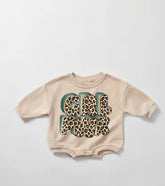 Leopard girl power Baby Sweatshirt ROMPER bodysuit baby clothes sweatshirt/crewneck /newborn/baby girl/infant/bubble onesie/boy baby gift