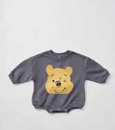 Baby bear Pooh Sweatshirt ROMPER bodysuit baby clothes sweatshirt/crewneck /newborn/baby girl/infant/bubble onesie/boy baby gift