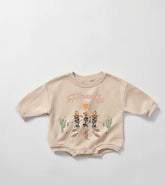 Howdy Baby western Sweatshirt ROMPER bodysuit baby clothes sweatshirt/crewneck /newborn/baby girl/infant/bubble onesie baby boy baby gift