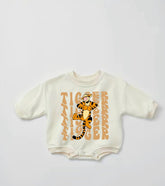Baby tigger Sweatshirt ROMPER bodysuit baby clothes sweatshirt crewneck newborn baby girl infant bubble onesie -baby boy clothes - baby gift