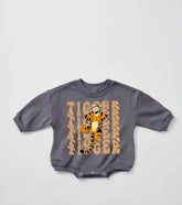 Baby tigger Sweatshirt ROMPER bodysuit baby clothes sweatshirt crewneck newborn baby girl infant bubble onesie -baby boy clothes - baby gift