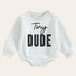 Soft warm fleece dude Baby boy Sweatshirt Romper oversized / bubble / onesie / baby clothes / baby girl / baby boy / outfit / gift