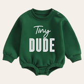 Soft warm fleece dude Baby boy Sweatshirt Romper oversized / bubble / onesie / baby clothes / baby girl / baby boy / outfit / gift