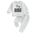 Tiny dude Baby toddler boy outfit | Newborn | Long sleeve + Pants | baby sweatshirt newborn | Baby Gift | Baby Boy clothes / baby girl