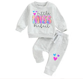 Baby girl sweatshirt and pants outfit | Newborn | sister shirt | baby sweatshirt /newborn Clothes | Baby Gift | Baby girl crewneck / cute