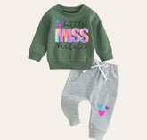 Baby girl sweatshirt and pants outfit | Newborn | sister shirt | baby sweatshirt /newborn Clothes | Baby Gift | Baby girl crewneck / cute