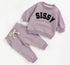 Sissy French Terry toddler Baby girl Outfit set sweatshirt & pants / baby girl clothes / newborn / baby gift / cute / big sis / little sis