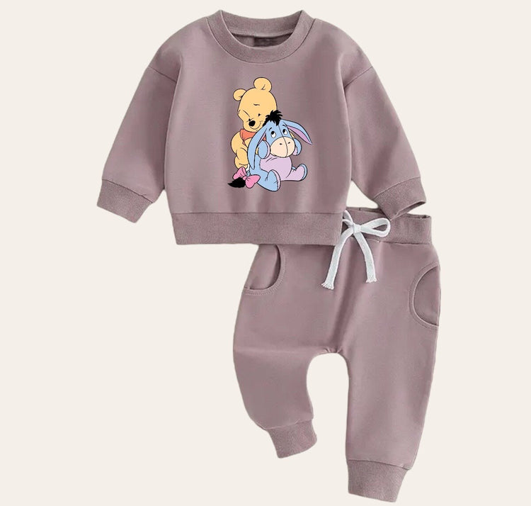 Pooh Baby Outfit set sweatshirt and pants / baby clothes / soft / cute / baby girl boy / baby shower / baby gift \ eyeore / sweater