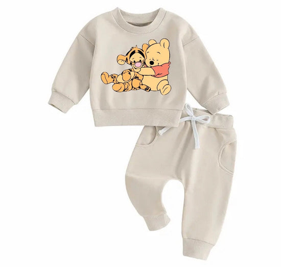 Pooh tigger Baby Outfit set sweatshirt and pants / baby clothes / cute / baby girl boy / baby shower / baby gift \ baby sweat / sweater
