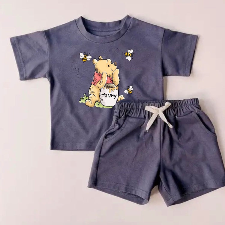 Pooh Baby toddler 100% cotton outfit, baby tshirt, baby girl clothes , baby clothes, baby shower gift, baby boy clothes, infant clothes