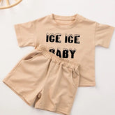 Ice ice Baby & toddler outfit 100% cotton Clothing set, outfit, shirt, shorts, baby girl , baby clothes, baby shower, gift, baby boy