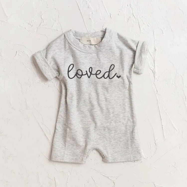 loved baby romper bodysuit, baby boy, baby girl, cotton clothes, onesie, infant, baby gift / newborn / new baby