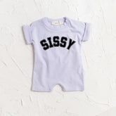 Baby girl sister ROMPER bodysuit, baby sis tshirt, newborn, cotton clothes, baby onesie, infant, baby girl, little sis, baby gift,