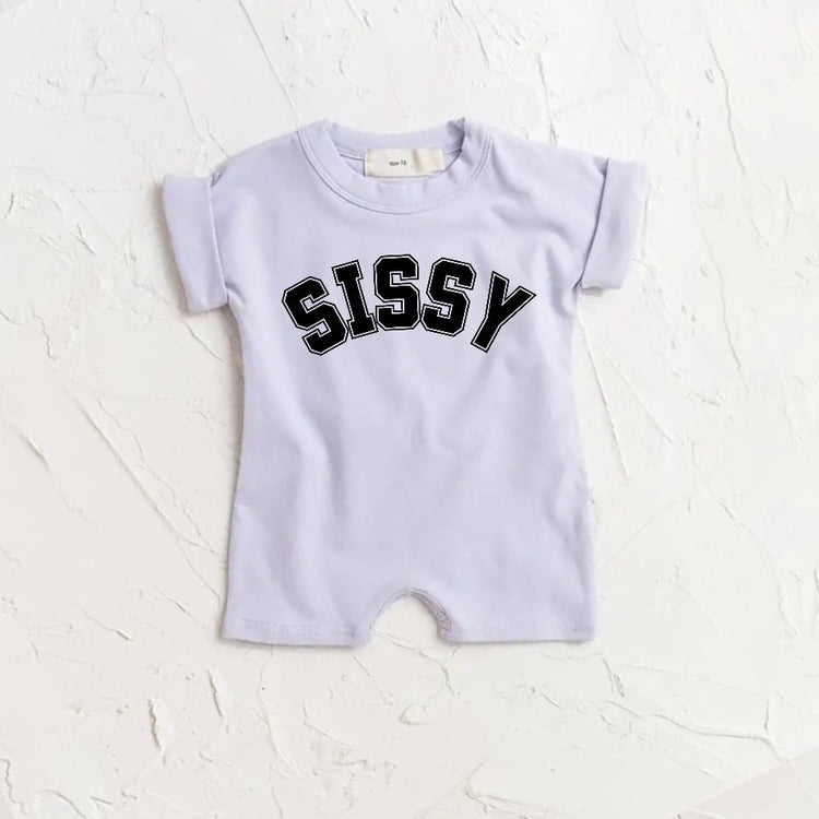 Baby girl sister ROMPER bodysuit, baby sis tshirt, newborn, cotton clothes, baby onesie, infant, baby girl, little sis, baby gift,