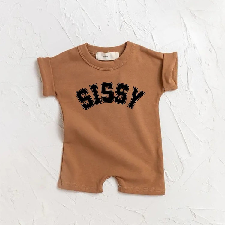 Baby girl sister ROMPER bodysuit, baby sis tshirt, newborn, cotton clothes, baby onesie, infant, baby girl, little sis, baby gift,