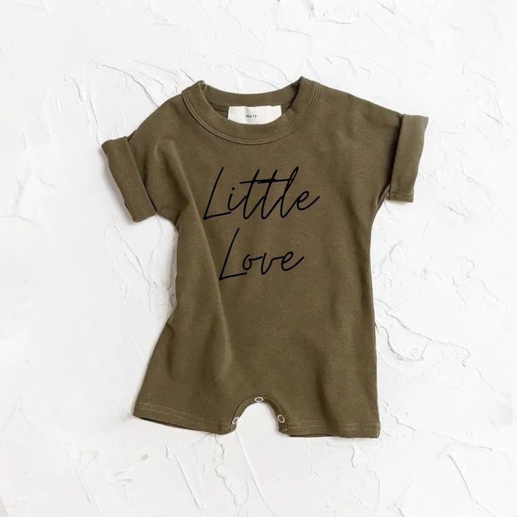 little love baby romper bodysuit, baby boy, baby girl, cotton clothes, onesie, infant, baby gift / newborn / new baby
