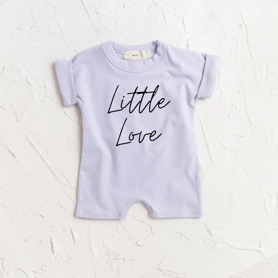 little love baby romper bodysuit, baby boy, baby girl, cotton clothes, onesie, infant, baby gift / newborn / new baby