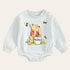 Soft warm fleece Baby pooh Oversized Sweatshirt Romper / bubble / onesie / baby clothes / baby girl / baby boy / outfit / gift