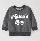 Retro Toddler and Baby boy sweatshirt crewneck | Newborn | mamas boy | newborn Clothes | Baby Gift | Baby Boy / baby clothes / toddler sweat