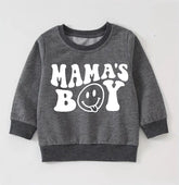 Retro Toddler and Baby boy sweatshirt crewneck | Newborn | mamas boy | newborn Clothes | Baby Gift | Baby Boy / baby clothes / toddler sweat