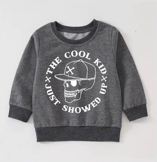 cool kid Toddler and Baby boy sweatshirt crewneck | Newborn Clothes | Baby Gift | Baby Boy / baby clothes / toddler sweat / baby girl