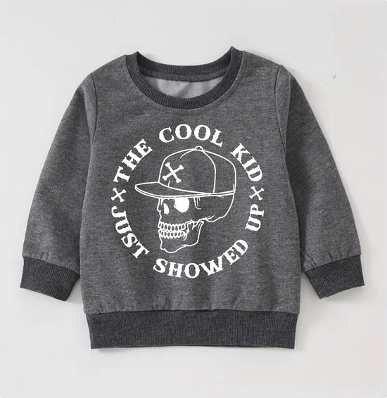cool kid Toddler and Baby boy sweatshirt crewneck | Newborn Clothes | Baby Gift | Baby Boy / baby clothes / toddler sweat / baby girl