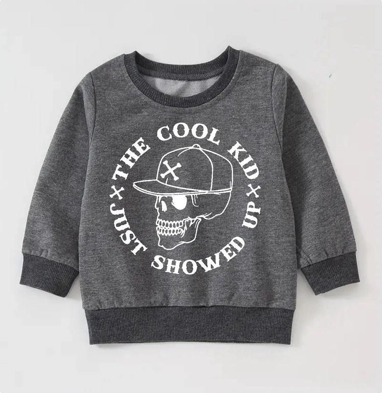 cool kid Toddler and Baby boy sweatshirt crewneck | Newborn Clothes | Baby Gift | Baby Boy / baby clothes / toddler sweat / baby girl