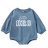 Little bro baby SWEATSHIRT Romper bodysuit / baby boy clothes / baby sweater / bubble onesie / baby brother / baby gift / new baby /announce