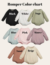 Retro baby girl SWEATSHIRT Romper bodysuit / baby clothes / baby sweater / bubble onesie / baby girl / baby gift / newborn / new baby