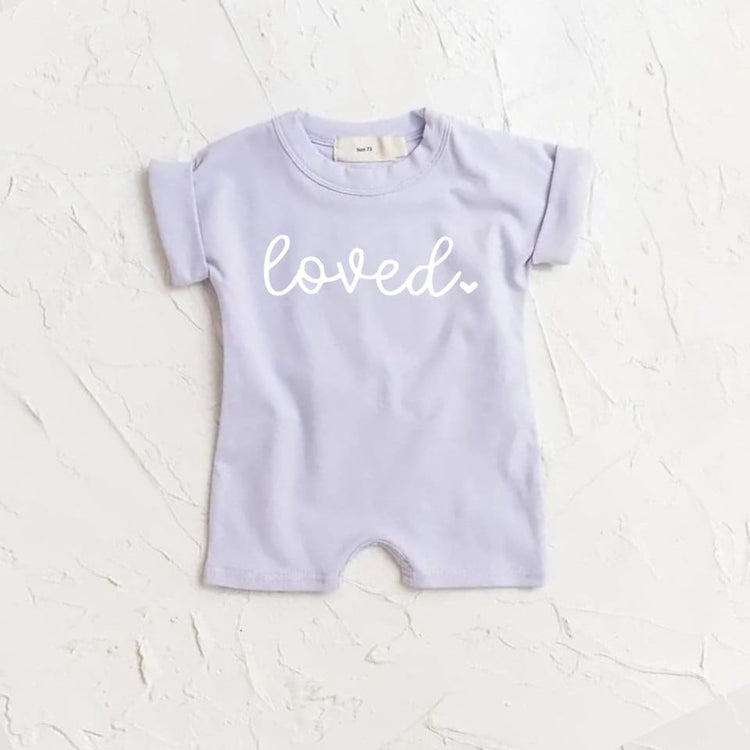 loved baby romper bodysuit, baby boy, baby girl, cotton clothes, onesie, infant, baby gift / newborn / new baby