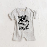 Baby Mickey ROMPER bodysuit, baby tshirt, newborn, cotton clothes, baby onesie, infant, baby girl, baby boy, baby gift,