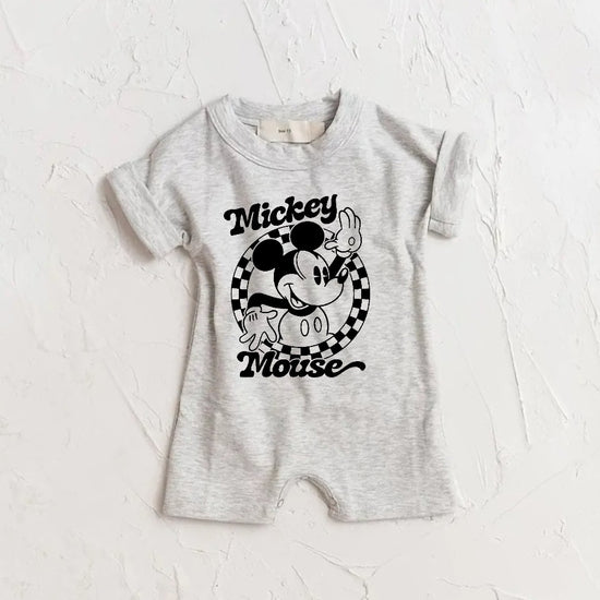 Baby Mickey ROMPER bodysuit, baby tshirt, newborn, cotton clothes, baby onesie, infant, baby girl, baby boy, baby gift,