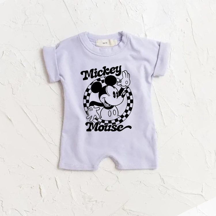 Baby Mickey ROMPER bodysuit, baby tshirt, newborn, cotton clothes, baby onesie, infant, baby girl, baby boy, baby gift,