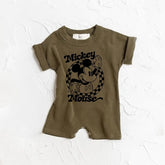 Baby Mickey ROMPER bodysuit, baby tshirt, newborn, cotton clothes, baby onesie, infant, baby girl, baby boy, baby gift,