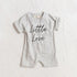 little love baby romper bodysuit, baby boy, baby girl, cotton clothes, onesie, infant, baby gift / newborn / new baby