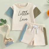 cotton color block toddler and baby outfit, infant outfit, baby shirt, baby girl , baby clothes, baby shower, gift / baby gift, baby boy
