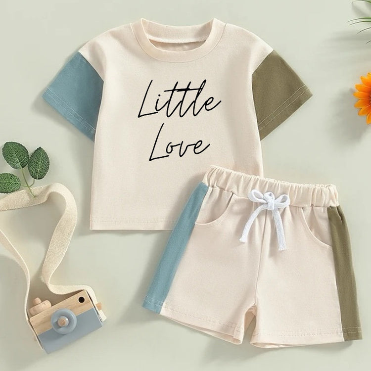 cotton color block toddler and baby outfit, infant outfit, baby shirt, baby girl , baby clothes, baby shower, gift / baby gift, baby boy